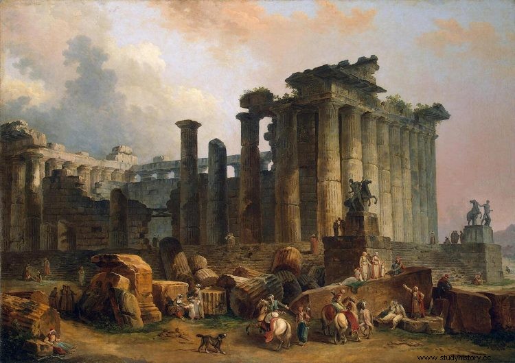 폐허의 화가 휴버트 로버트(Hubert Robert) 