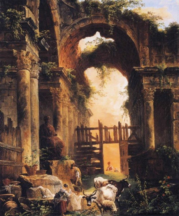 폐허의 화가 휴버트 로버트(Hubert Robert) 