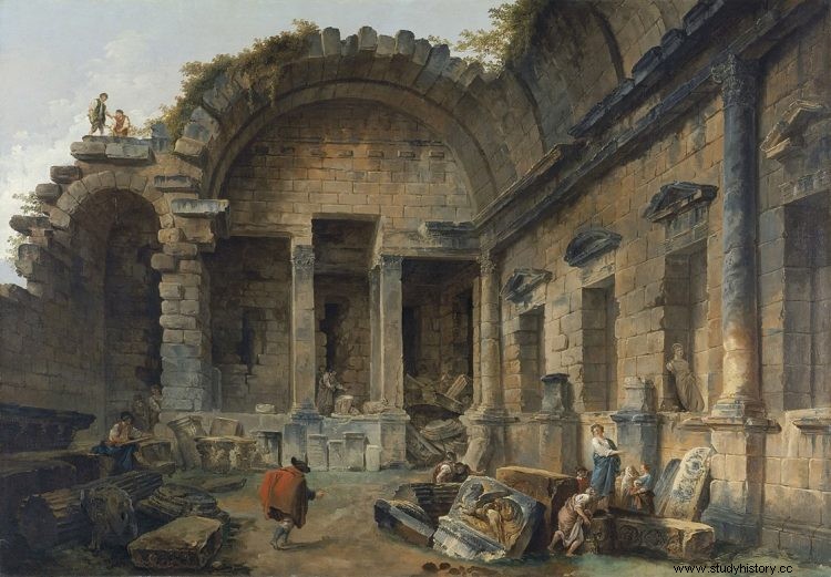 폐허의 화가 휴버트 로버트(Hubert Robert) 