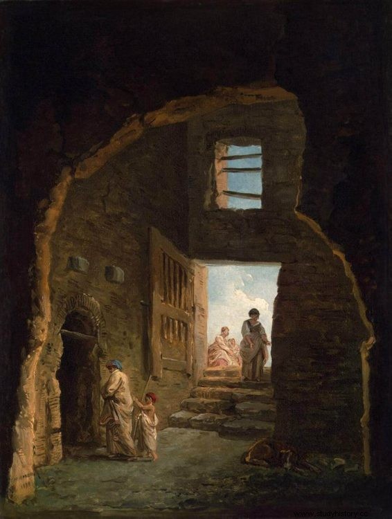 폐허의 화가 휴버트 로버트(Hubert Robert) 