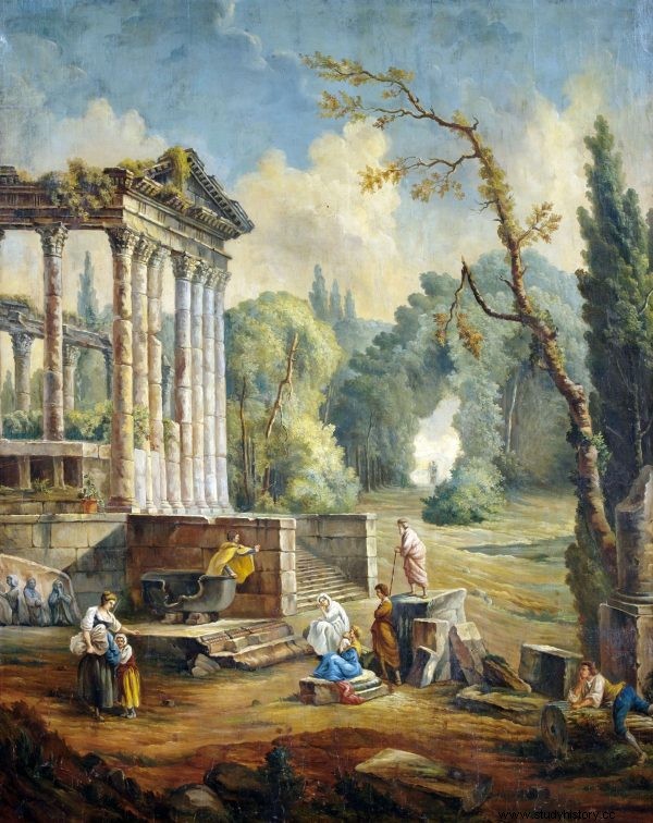 폐허의 화가 휴버트 로버트(Hubert Robert) 