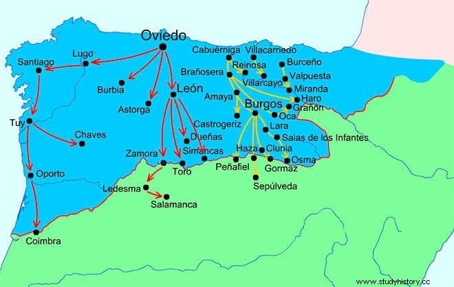 Repoblación de la cuenca del Duero 