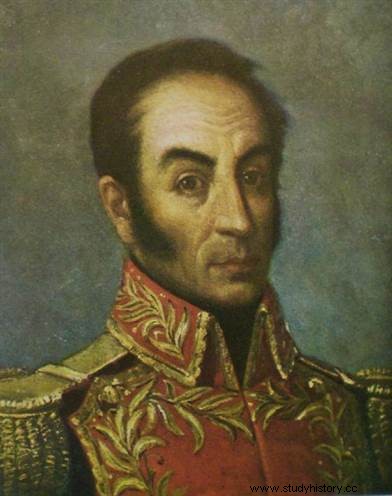 Simón Bolívar, libertador de América Latina 