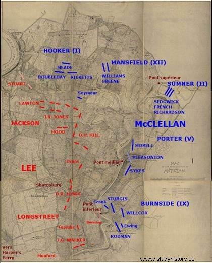 La batalla de Antietam, 17 de septiembre de 1862 