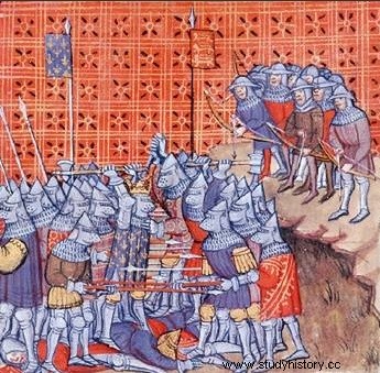 Batalla de Poitiers (1356):una derrota de Jean le Bon 