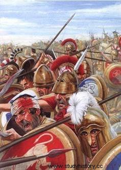 Los 306 fabianos en la batalla de Crémère (477 a. C.) 