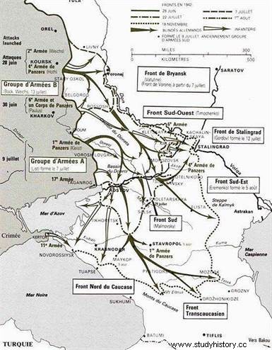 Batalla de Stalingrado (agosto de 1942 - enero de 1943) 