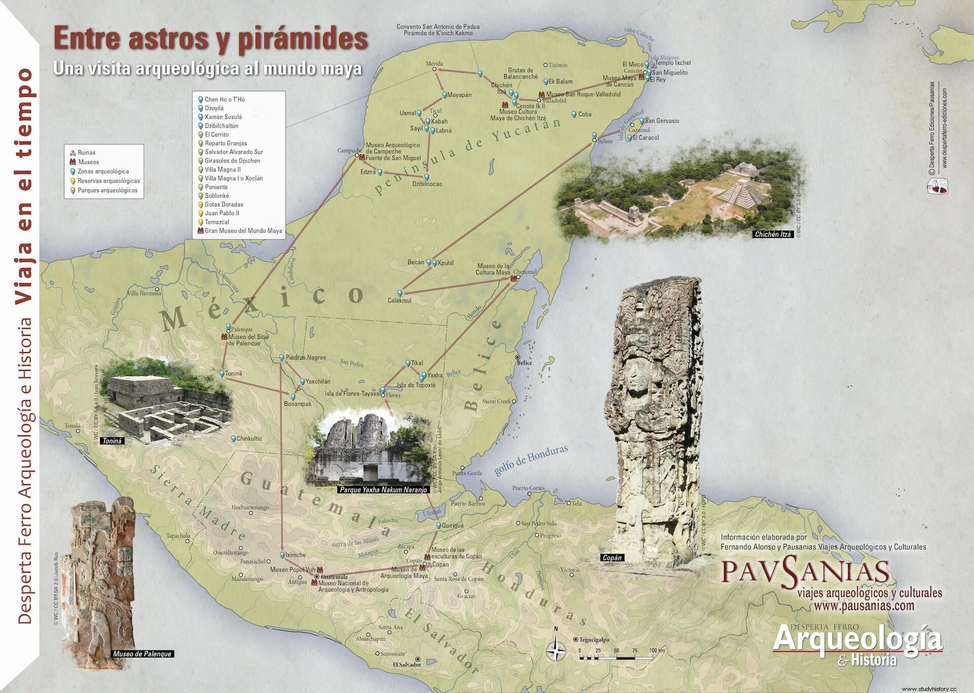 Viaje arqueológico al mundo maya 