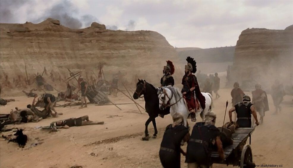 Filmando el rostro de la batalla romana. La humanización del legionario en el cine 