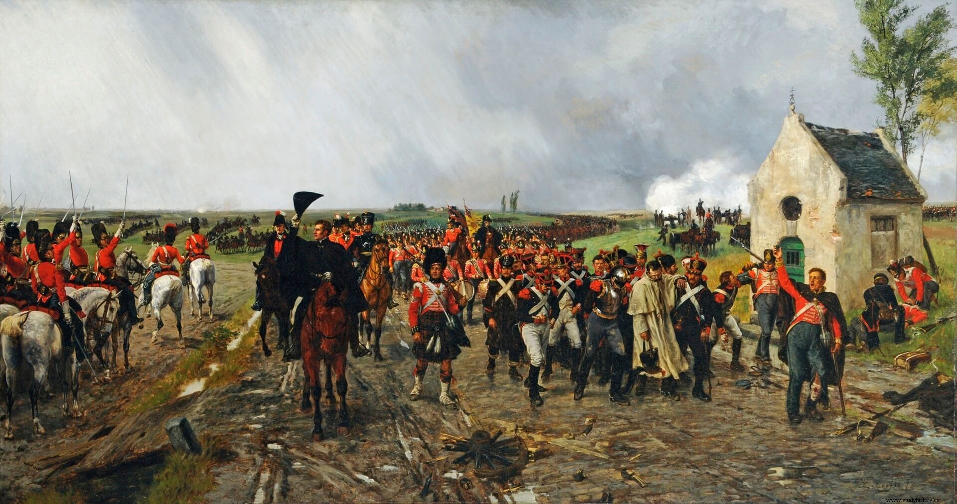 Preludio de Waterloo. La retirada británica de Quatre Bras 