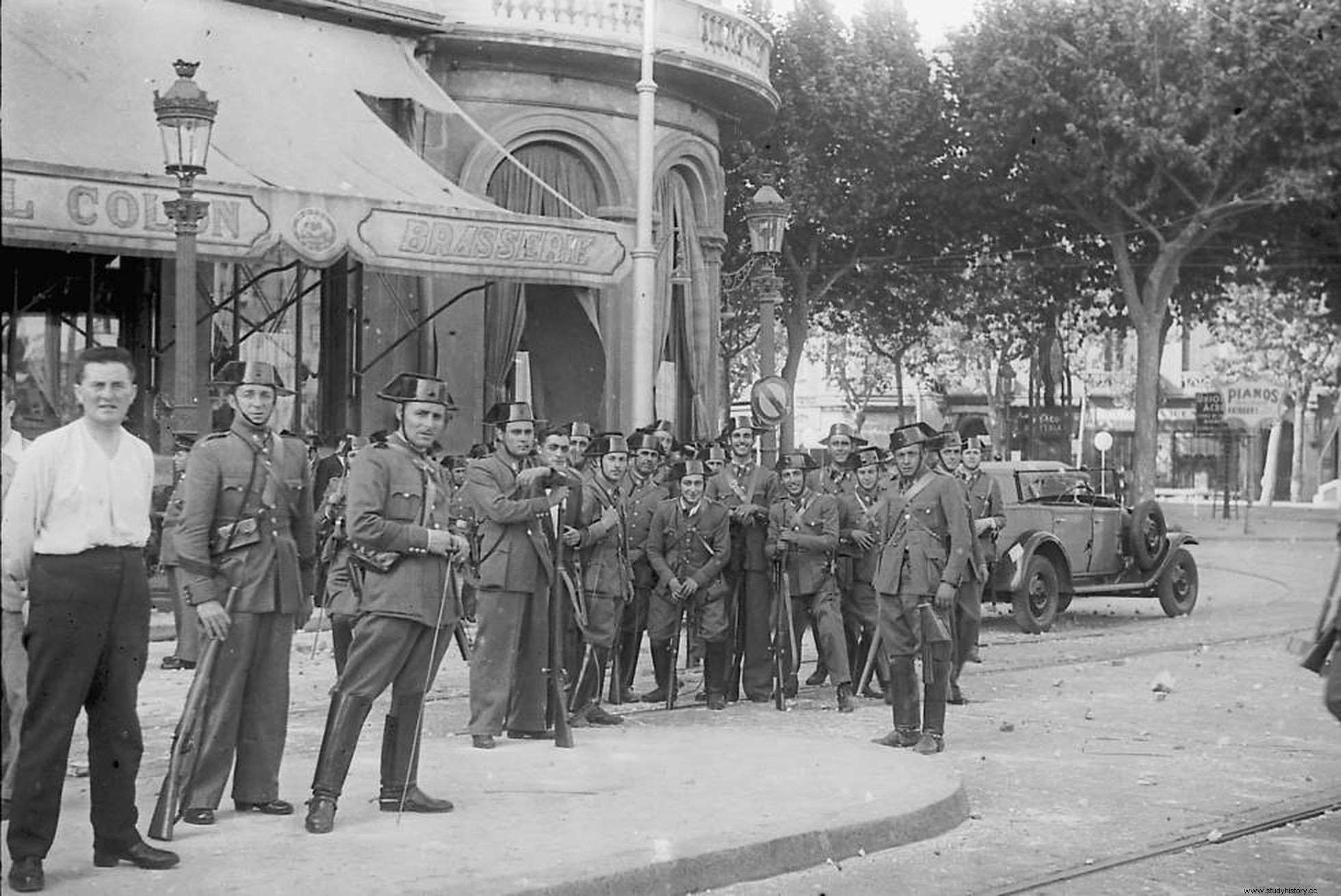 La primera causa militar de la represión franquista en Barcelona 