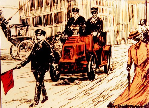 ¿Por qué en la Inglaterra de 1865 los coches tenían que ir con tres ocupantes? 