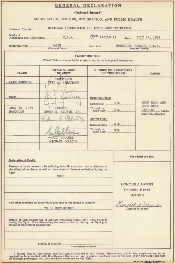 El documento que confirma que el alunizaje del Apolo XI no fue grabado en un set de EE.UU. 