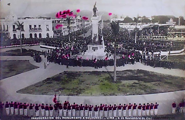 La inmortalidad de los boloñeses en el Morro de Arica 