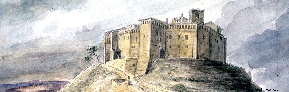 El castillo-abadía de Montearagón, el  hermano pobre de Loarre . 