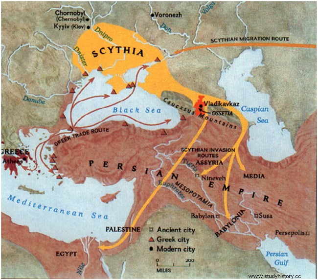 Скифы, богатые всадники понтийских степей. 