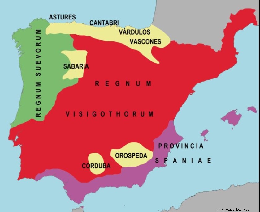 Gosvinta. Rebelde, visigoda y defenestrada por la historia. 