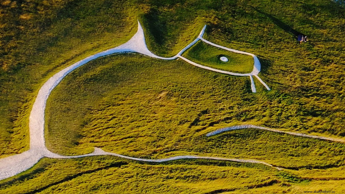 El Caballo Blanco de Uffington y los geoglifos británicos 