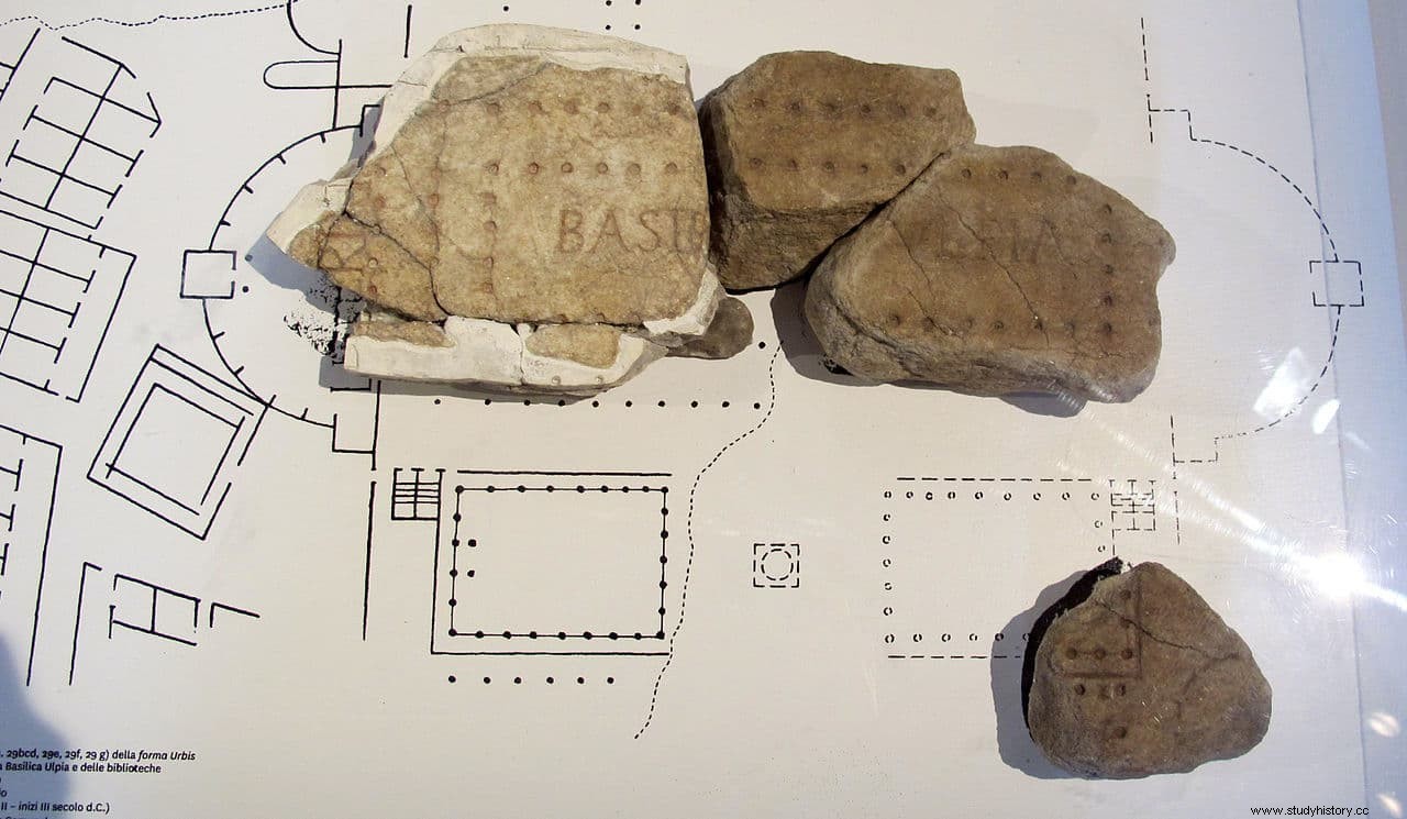 La Forma Urbis, el gigantesco mapa de Roma creado en el siglo III 