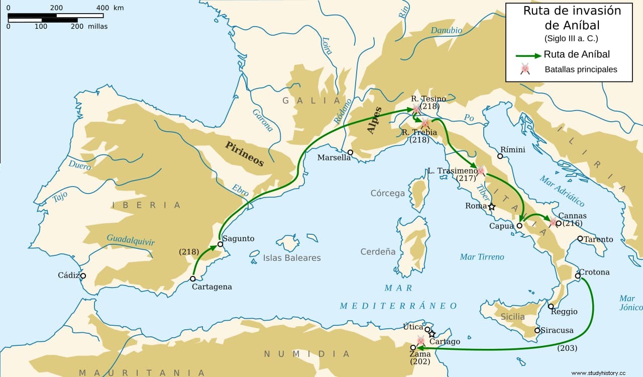 Cuando los investigadores encontraron el lugar donde Aníbal cruzó los Alpes hace más de 2.000 años 