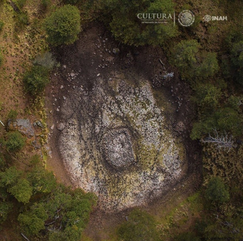 Encuentran en México una estructura azteca que parece representar un modelo del Universo 