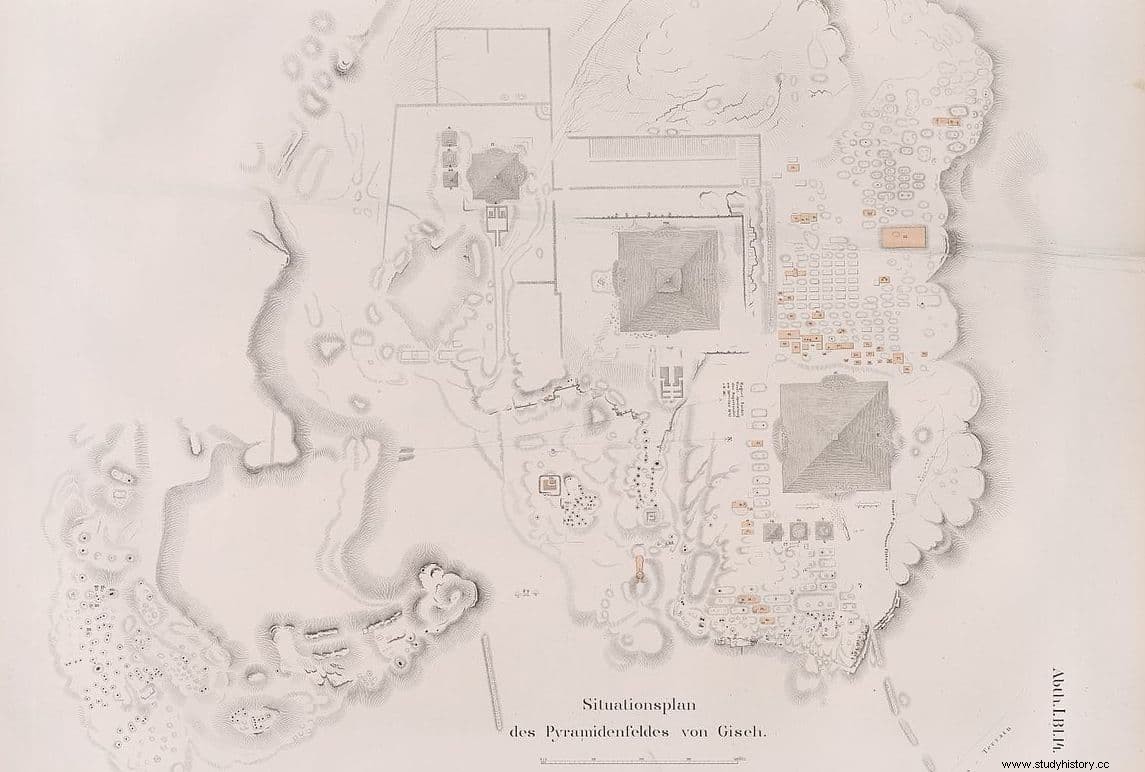 La Lista de Lepsius, el primer inventario de las pirámides egipcias, realizado por un arqueólogo prusiano en 1846 