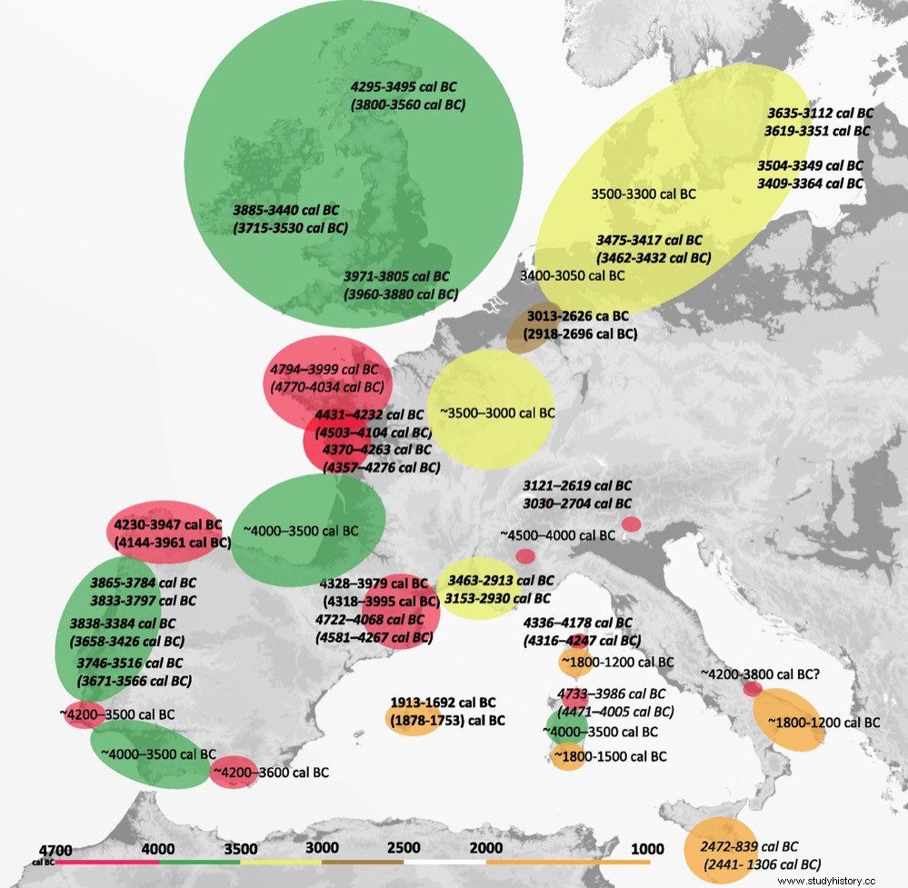 Los monumentos megalíticos de Europa pueden tener un origen común en Bretaña 