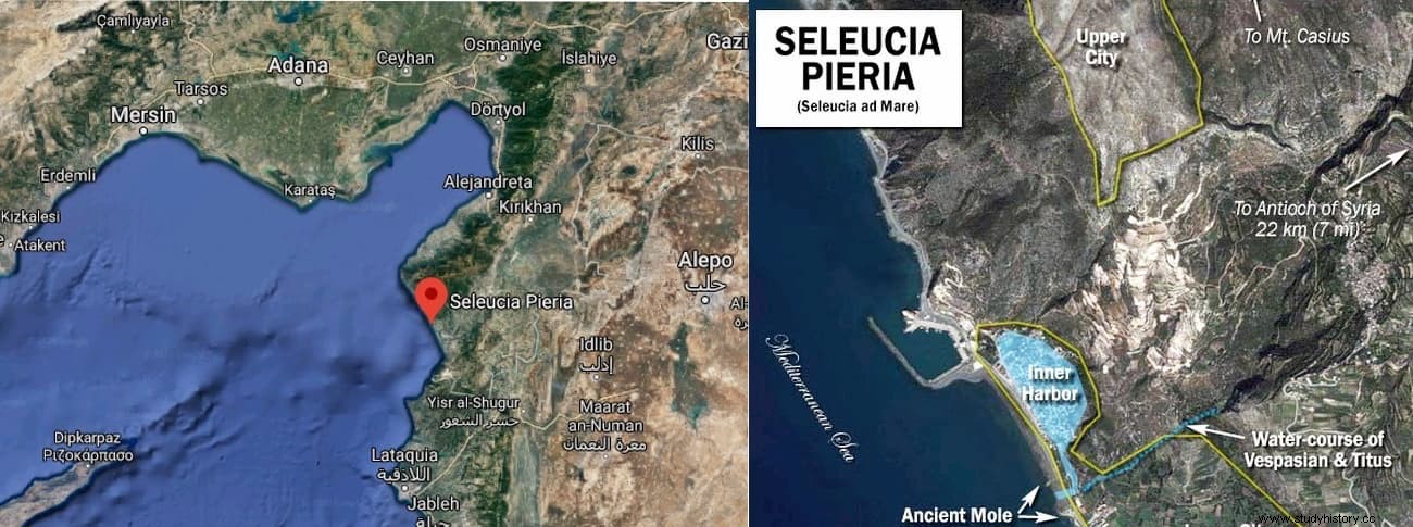 El sistema de túneles y canales de Vespasiano y Tito en el puerto de Antioquía, una maravilla de la ingeniería romana 