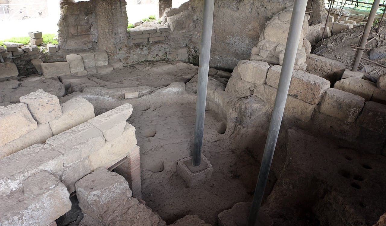 La Casa de Rómulo en el Palatino 