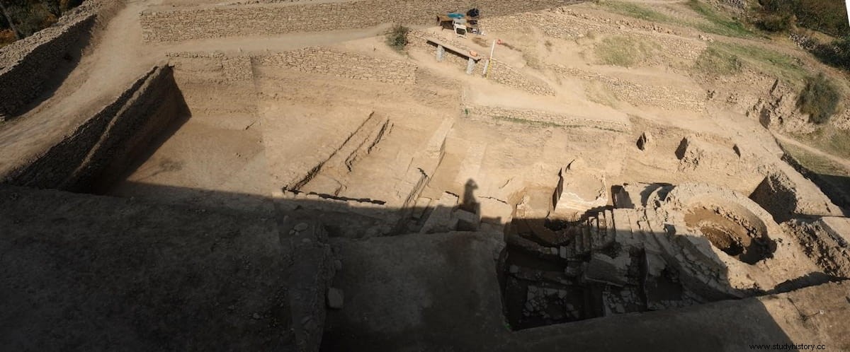 Uno de los templos budistas más antiguos del mundo encontrado en la antigua Gandhara. 