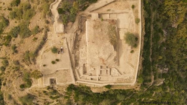 Uno de los templos budistas más antiguos del mundo encontrado en la antigua Gandhara. 