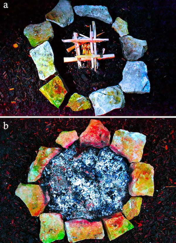 新しい研究によると、先史時代の人々は火の光で芸術を創造した 