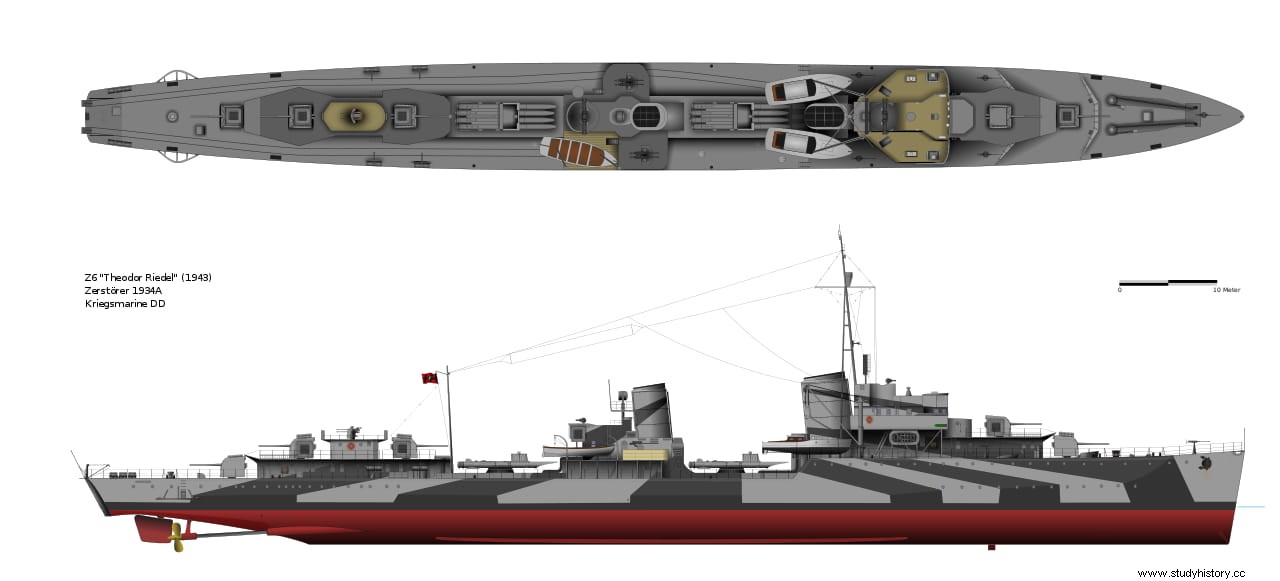 ヴィキンガー号、ドイツ艦艇 2 隻が同士討ちで沈没した失敗作戦 