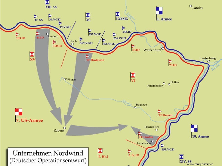 Operación Nordwind, la última gran ofensiva alemana de la Segunda Guerra Mundial 