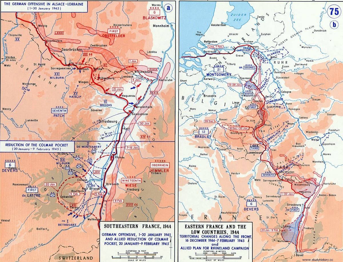 Operación Nordwind, la última gran ofensiva alemana de la Segunda Guerra Mundial 