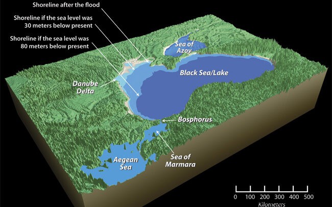 La Inundación del Mar Negro, una teoría sobre el origen de la leyenda del Diluvio Universal 