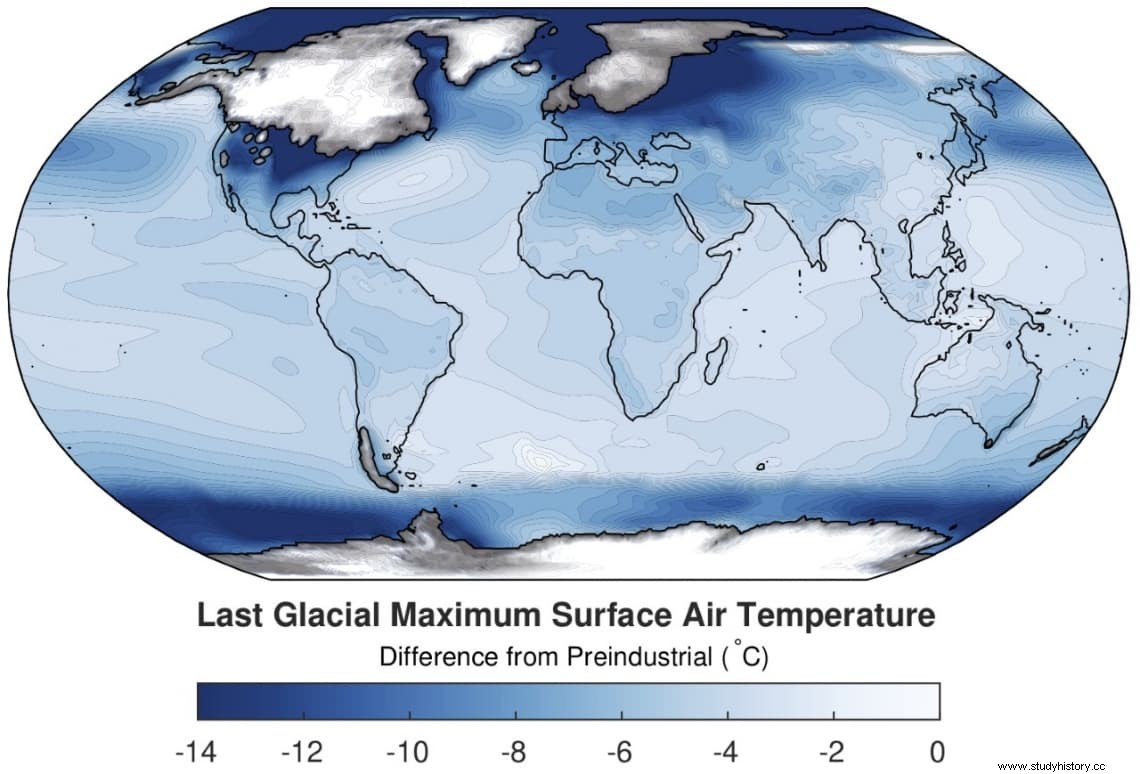 ¿Qué tan fría fue la última Edad del Hielo? Establecen que su temperatura promedio era de 7 grados centígrados 