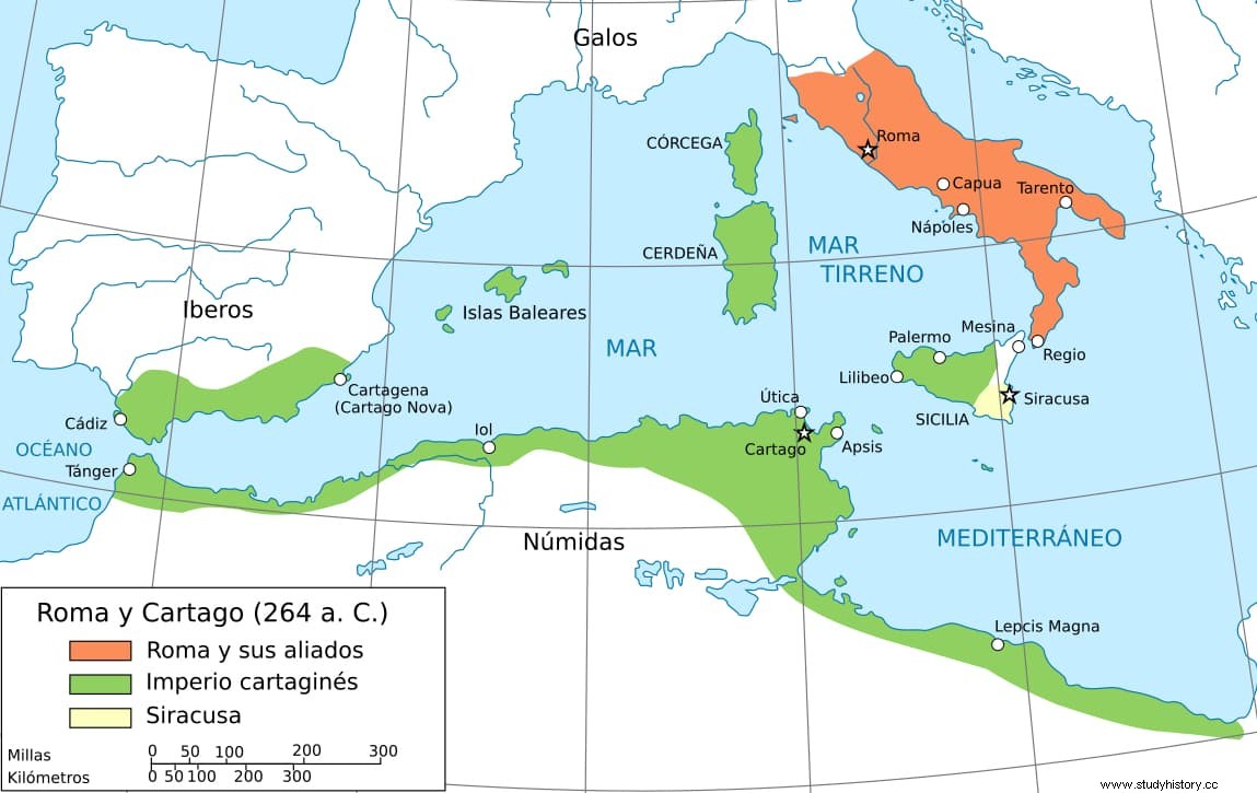 Xantipo, el general espartano al servicio de Cartago que impidió que la ciudad fuera conquistada por los romanos. 