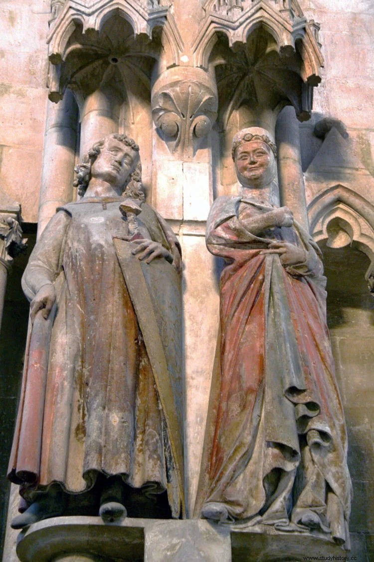 Uta von Ballenstedt, la escultura medieval que sirvió de modelo a la madrastra de Blancanieves 