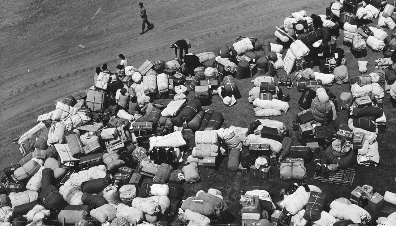 Nisei, japoneses americanos internados en campos de su propio país 