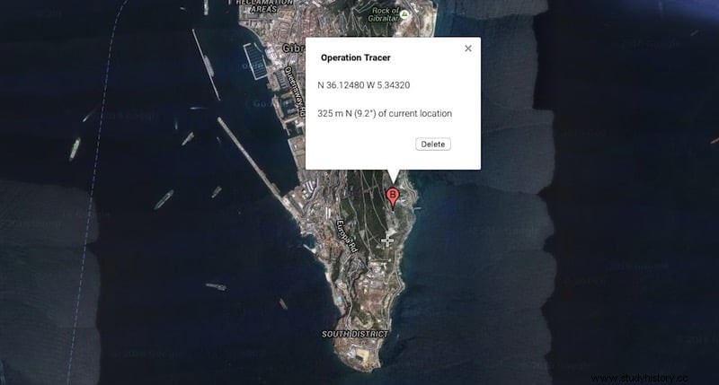 Операция Tracer:Британская секретная гавань в Гибралтаре 