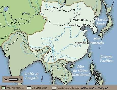 Mapa de la dinastía Yuan - Historia del mapa de la dinastía Yuan 