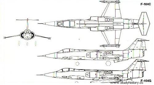 Локхид F-104C Звездный истребитель 