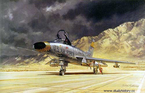 북미(록웰) F-100 슈퍼 세이버 