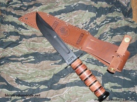 Cuchillos Camillus Mk2 y Ka-bar 