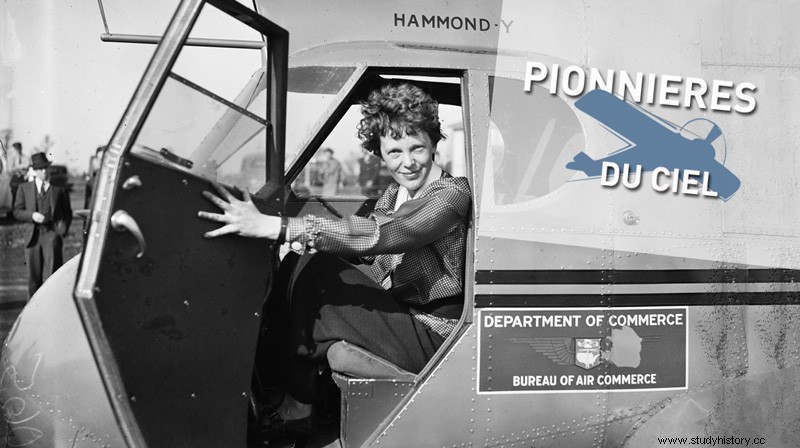 Amelia Earhart, aviadora pionera 