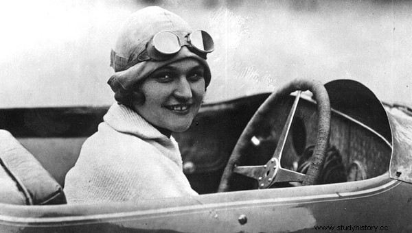 Eliška Junková, piloto de carreras 