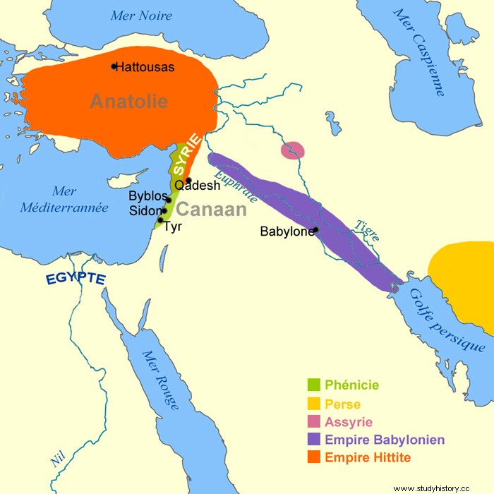 Del 2000 al 1200 a.C. J.-C.:Imperios babilónico e hitita 