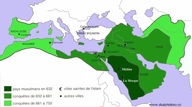 Del 634 al 790:El Imperio Islámico 