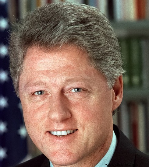 ¡Un promotor de la nueva economía! 42º Presidente de los Estados Unidos Bill Clinton 